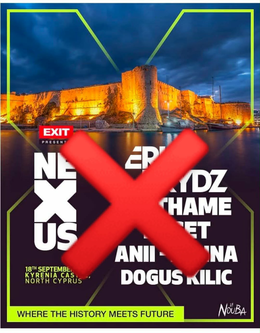 Nexus Festival στην κατεχόμενη Κερύνεια-Ελληνοκύπριοι Μην πάτε!